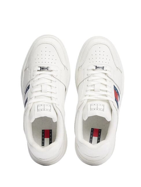 BROOKLYN ESSENTIAL Teniși din piele pentru femei ecru - Pantofi femei