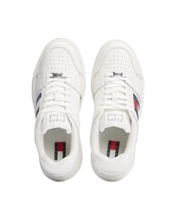 TOMMY HILFIGER BROOKLYN ESSENTIAL Teniși din piele pentru femei ecru - Pantofi femei - 4