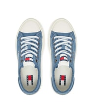 TOMMY HILFIGER TJW FOXING Teniși cu platformă din p&acirc;nză blugi - Pantofi femei - 4