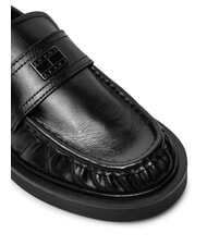 TOMMY HILFIGER TJW ORIGIN LOAFER Mocasini din piele pentru femei negru - Pantofi femei - 3
