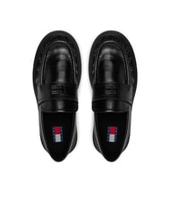 TOMMY HILFIGER TJW ORIGIN LOAFER Mocasini din piele pentru femei negru - Pantofi femei - 4