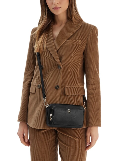 TH ICON Geantă de umăr mini negru - Genți femei