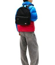 TOMMY HILFIGER TJ ESS DAILY Rucsac negru - Rucsacuri pentru școală și timp liber - 4