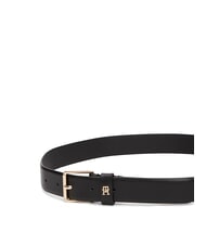 TOMMY HILFIGER TH SQUARE Curea de piele negru - Curele - 3