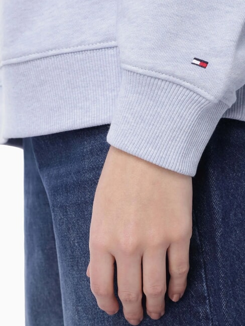 OUTLINE FLAG TEE Hanorac cu croială regulată gheață albastră heather - Hanorace pentru femei