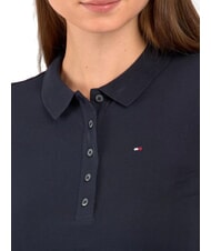 TOMMY HILFIGER TH Tricou polo cu m&acirc;necă scurtă pentru femei cerul deșertului - maiou Polo - 4