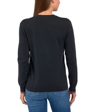 TOMMY HILFIGER TH Pulover cu decolteu &icirc;n V pentru femei ck negru - Pulovere pentru femei - 2