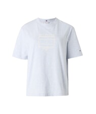 TOMMY HILFIGER OUTLINE FLAG TEE Tricou cu m&acirc;necă scurtă, croială regulată gheață albastră heather - tricou - 4