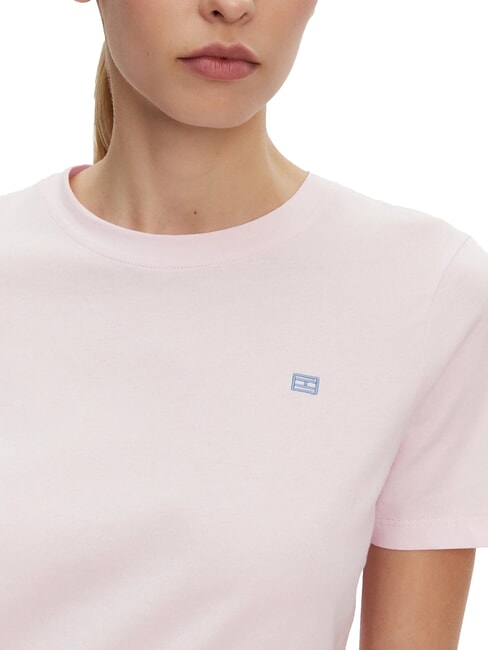 TH Tricou cu m&acirc;necă scurtă, croială regulată roz deschis - tricou