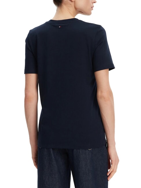 TH Tricou cu m&acirc;necă scurtă, croială regulată bleumarin noapte &icirc;ntunecată - tricou