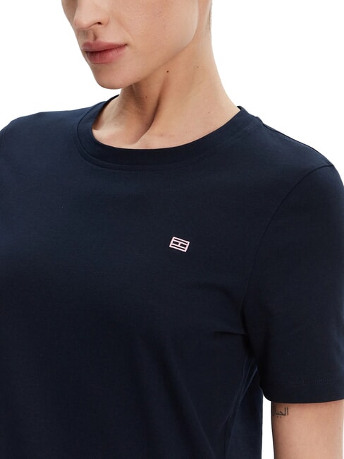 TH Tricou cu m&acirc;necă scurtă, croială regulată bleumarin noapte &icirc;ntunecată - tricou