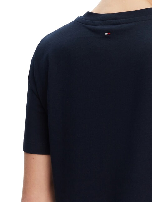 TH Tricou cu m&acirc;necă scurtă, croială regulată bleumarin noapte &icirc;ntunecată - tricou