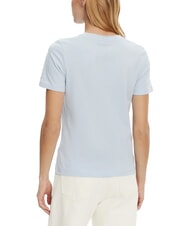 TOMMY HILFIGER TH Tricou cu m&acirc;necă scurtă și imprimeu albastru răcoros - tricou - 2