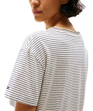 TOMMY HILFIGER TH Tricou cu croială lejeră și decolteu &icirc;n V - tricou