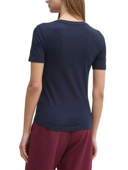 VARSITY Tricou de damă slim fit cu imprimeu bleumarin noapte &icirc;ntunecată - tricou