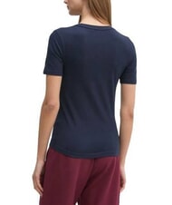 TOMMY HILFIGER VARSITY Tricou de damă slim fit cu imprimeu bleumarin noapte &icirc;ntunecată - tricou - 2