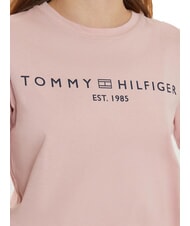 TOMMY HILFIGER TH 1985 Tricou de bumbac roz cețos - tricou - 3