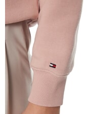 TOMMY HILFIGER MODERN SCRIPT Hanorac cu guler rotund pentru femei roz cețos - Hanorace pentru femei - 4