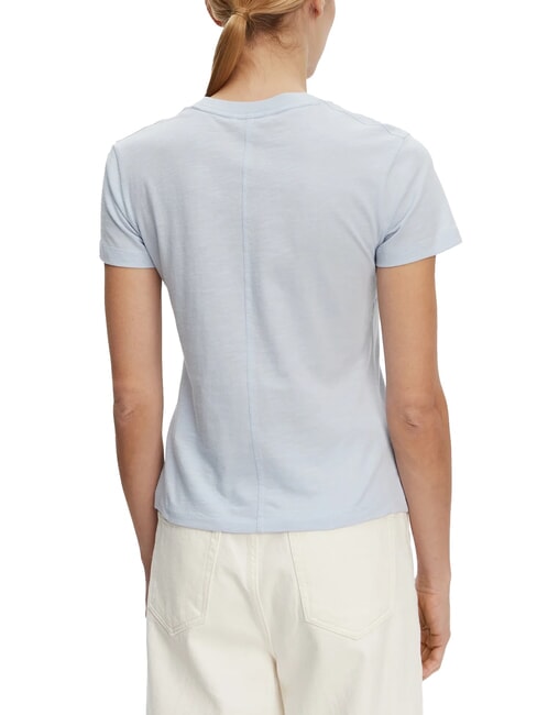 SLUB Tricou din bumbac cu m&acirc;necă scurtă albastru răcoros - tricou