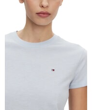 TOMMY HILFIGER SLUB Tricou din bumbac cu m&acirc;necă scurtă albastru răcoros - tricou - 3