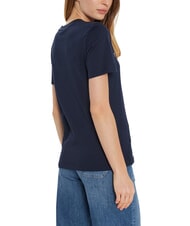 TOMMY HILFIGER TH 1985 Tricou de bumbac bleumarin noapte &icirc;ntunecată - tricou - 2