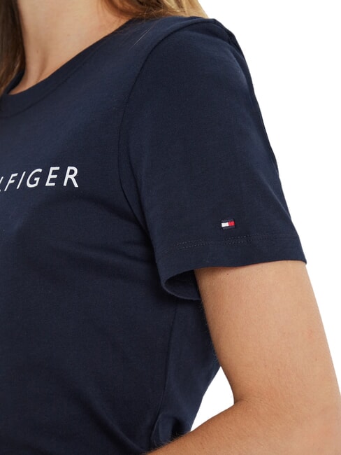 TH 1985 Tricou de bumbac bleumarin noapte &icirc;ntunecată - tricou