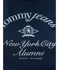 TOMMY HILFIGER NYC RINGER Tricou slim fit cu m&acirc;necă scurtă bleumarin noapte &icirc;ntunecată - tricou - 4
