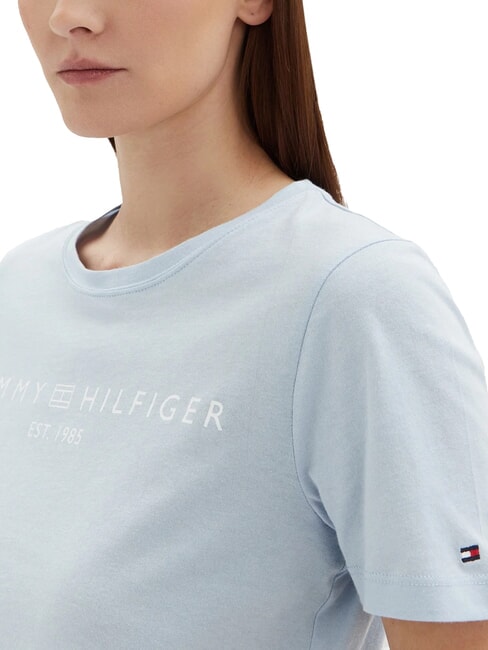 TH 1985 Tricou de bumbac albastru răcoros - tricou