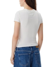 TOMMY HILFIGER TH JEANS Tricou din bumbac cu imprimeu cu logo - tricou