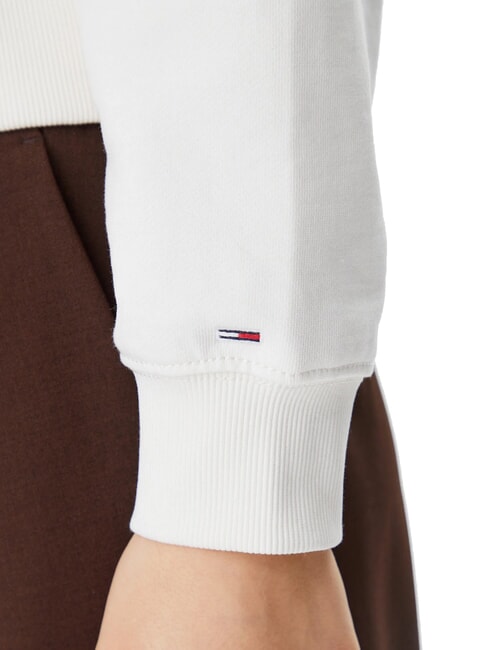 SCRIPT LOGO Hanorac cu croială lejeră alb antic - Hanorace pentru femei