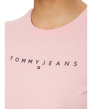 TOMMY HILFIGER SCRIPT LOGO Tricou cu m&acirc;necă scurtă dungă roz de zahăr - tricou - 3