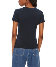 TOMMY HILFIGER SCRIPT LOGO Tricou cu m&acirc;necă scurtă bleumarin noapte &icirc;ntunecată - tricou - 2