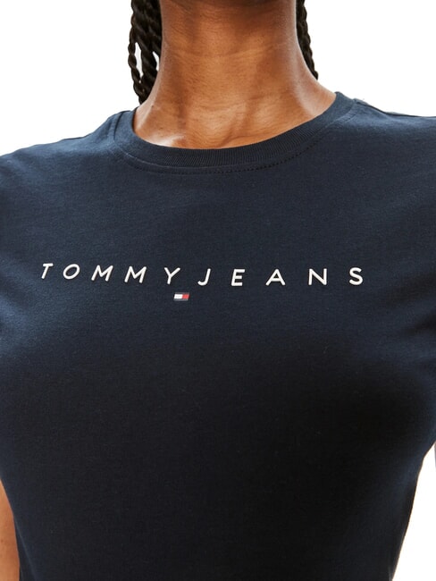 SCRIPT LOGO Tricou cu m&acirc;necă scurtă bleumarin noapte &icirc;ntunecată - tricou