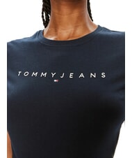 TOMMY HILFIGER SCRIPT LOGO Tricou cu m&acirc;necă scurtă bleumarin noapte &icirc;ntunecată - tricou - 3