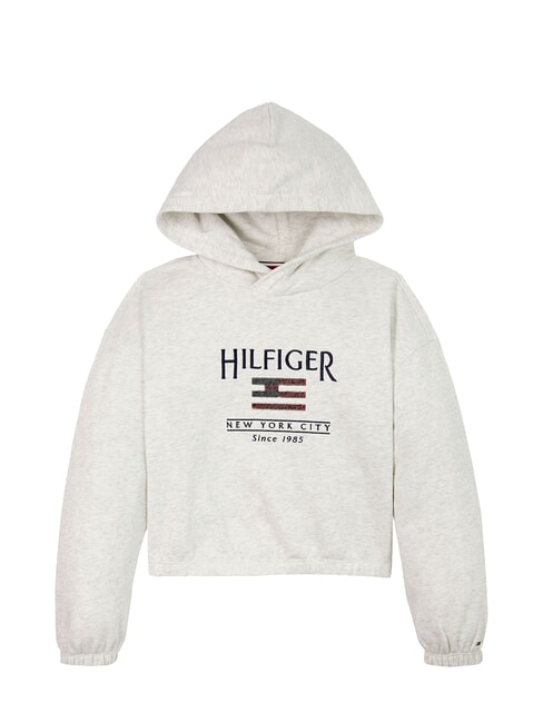 KIDS BIMBA Hanorac cu paiete erica albă ca zăpada - Hanorac pentru bebeluși