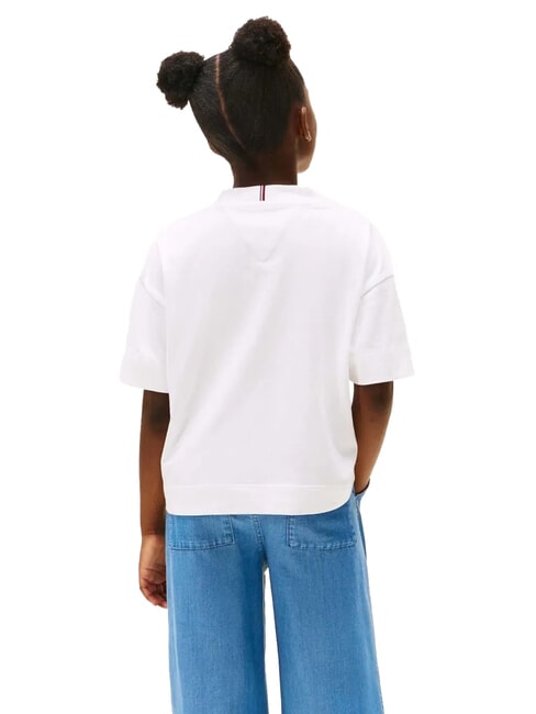 KIDS BIMBA Tricou cu m&acirc;necă scurtă, croială lejeră alb - Tricou copil