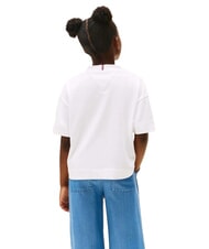 TOMMY HILFIGER KIDS BIMBA Tricou cu m&acirc;necă scurtă, croială lejeră alb - Tricou copil - 2