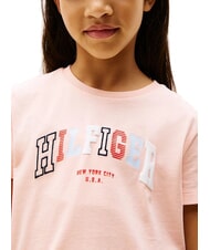 TOMMY HILFIGER KIDS BIMBA Tricou cu m&acirc;necă scurtă și imprimeu gheață de coral - Tricou copil - 3
