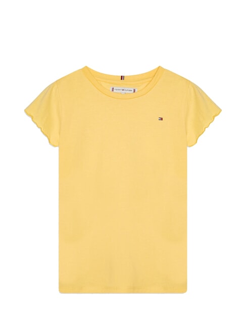 KIDS BIMBA Tricou cu m&acirc;necă scurtă și bucle lemongrass - Tricou copil