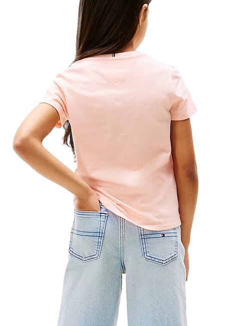 KIDS BIMBA Tricou slim fit cu m&acirc;necă scurtă gheață de coral - Tricou copil