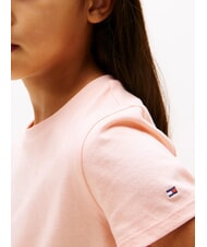 TOMMY HILFIGER KIDS BIMBA Tricou slim fit cu m&acirc;necă scurtă gheață de coral - Tricou copil - 3