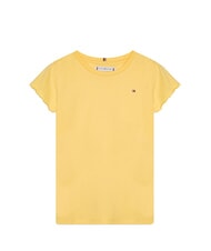 TOMMY HILFIGER KIDS BIMBA Tricou cu m&acirc;necă scurtă și bucle lemongrass - Tricou copil - 4