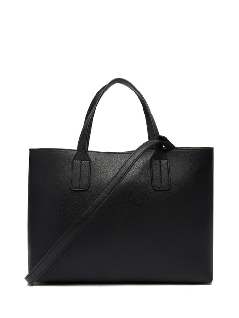 TH ICON Geantă de m&acirc;nă, cu curea de umăr negru - Genți femei