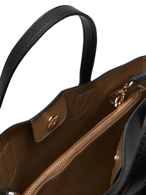 TH ICON Geantă de m&acirc;nă, cu curea de umăr negru - Genți femei