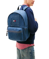 TOMMY HILFIGER TJ UTILITY Rucsac din denim denim mediu - Rucsacuri pentru școală și timp liber - 4