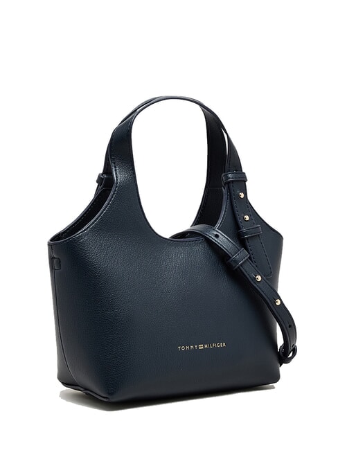 TH LOGO Geantă de umăr, cu curea de umăr albastru spațial - Genți femei