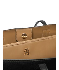 TOMMY HILFIGER TH ICON Geantă de cumpărături cu clutch negru - Genți femei - 4