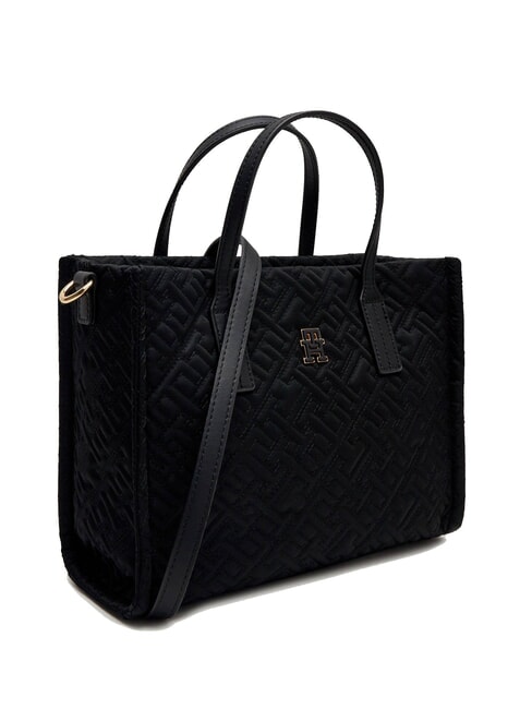 TH CITY Geantă de m&acirc;nă, cu curea de umăr negru - Genți femei