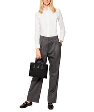 TOMMY HILFIGER TH CITY Geantă de m&acirc;nă, cu curea de umăr negru - Genți femei - 5