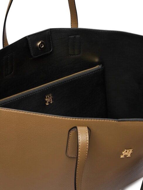 TH ICON Geantă de cumpărături cu clutch Taupe nordic - Genți femei